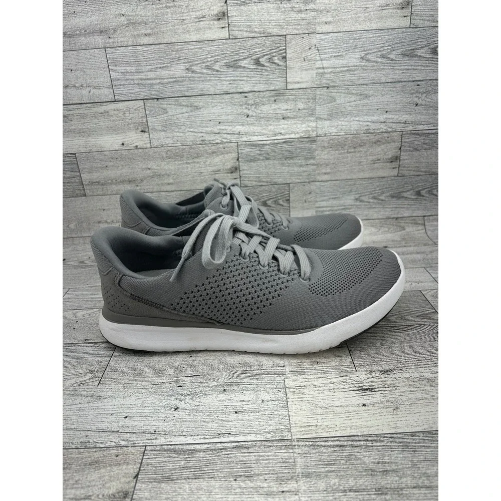 Kizik Lima Storm Gray Hands-Free Slip On Knit Sneakers Men Sz 7.5 Women Sz 9‎